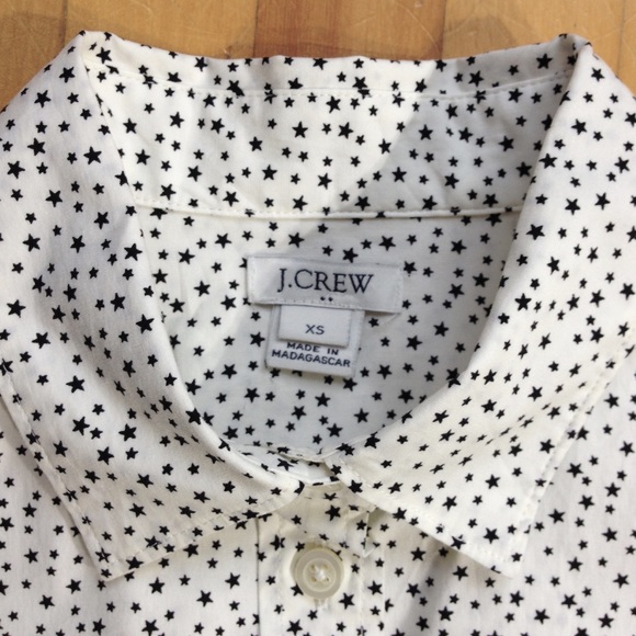 J. Crew Tops - J. Crew Star Print Button Down Shirt
